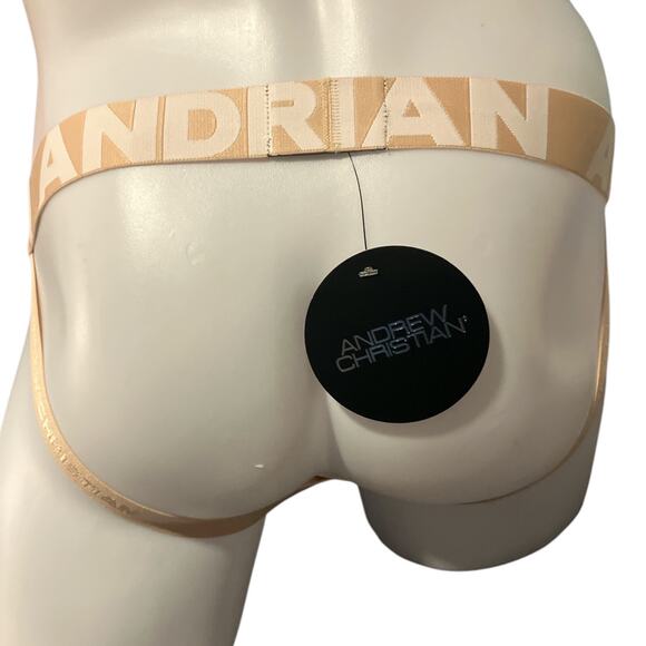 Andrew Christian Coachella Stripe Jock Multicolor Medium - Picture 3 of 7